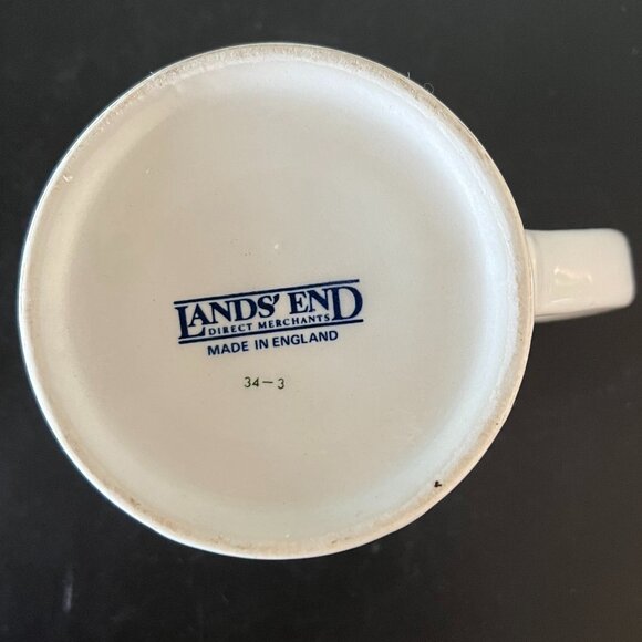 LAND’S END Square Rigger Sailing Ship Restaurant Ware Mug ~ Made in England - Picture 9 of 10